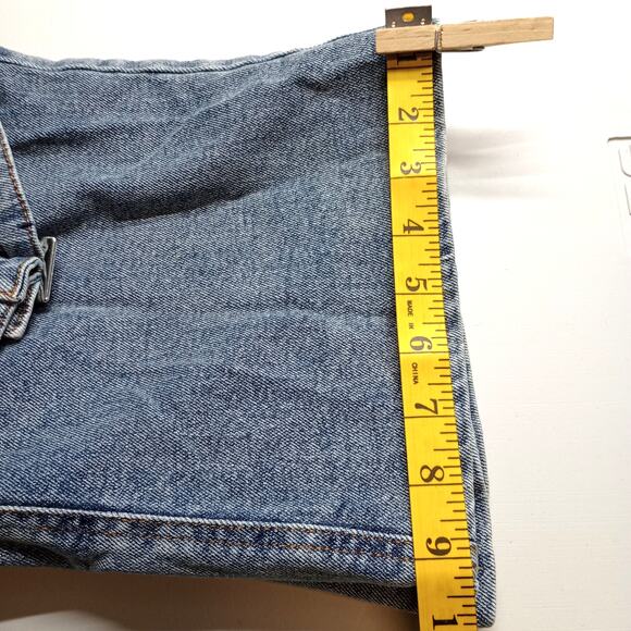 Hot Topic Men Wide Strap Leg Cotton Cargo Jeans 34x32 - Picture 11 of 12